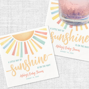 Kleiner Sonnenschein Baby Shower Serviette
