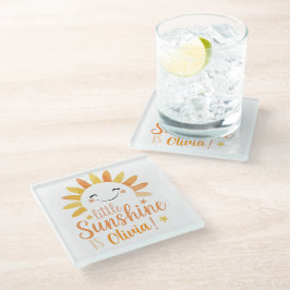 Kleiner Sonnenschein Personalisierter Untersetzer