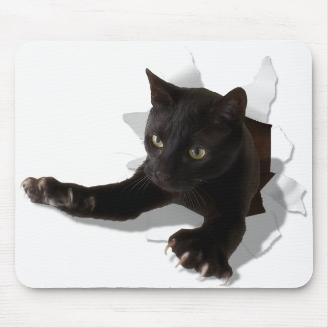 kleiner springender Panther Mousepad (Vorne)