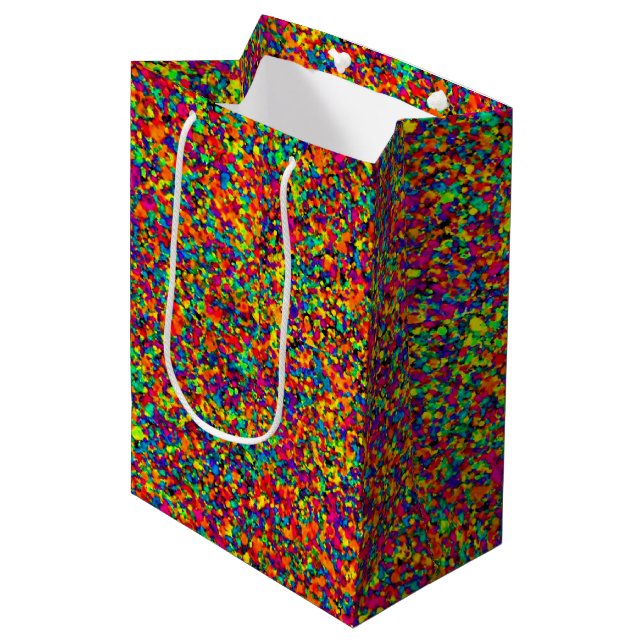 Kleiner Spritzer - Geschenktasche Mittlere Geschenktüte (Vorderseite Schrägansicht)