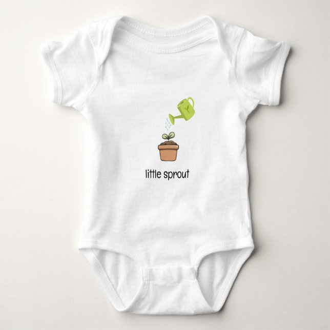 Kleiner Spross Baby Strampler (Vorderseite)