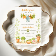 Kleiner Spross Wäscheleine Garten Babyparty