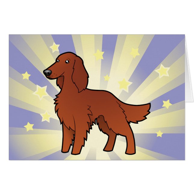 Kleiner Stern irisch/Englisch/Setzer Gordons/R&W (Vorderseite (Horizontal))