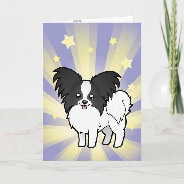 Kleiner Stern Papillon Karte (Vorderseite)