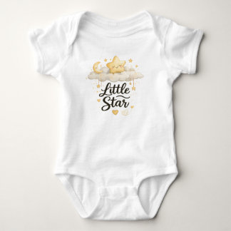 Kleiner Stern – Süßes Wasserfarben-Babyzimmer-Desi Baby Strampler