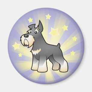 Kleiner SternSchnauzer Magnet