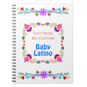 Kleiner Stolz, große Kultur - stolz Latino Baby se Notizblock
