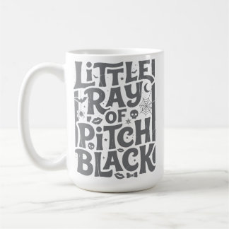 Kleiner Strahl von pechschwarzem dunklem Humor Hal Kaffeetasse