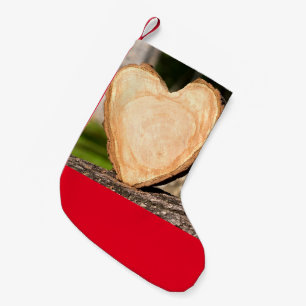 Kleiner Strumpf aus Holz Weihnachtsstrumpf