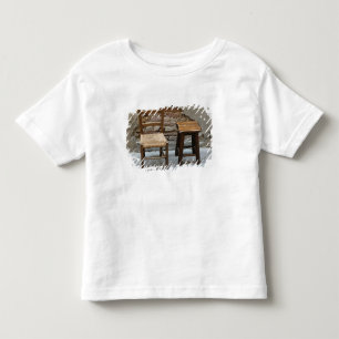 Kleiner Stuhl und Hocker, Pienza, Italien Kleinkind T-shirt