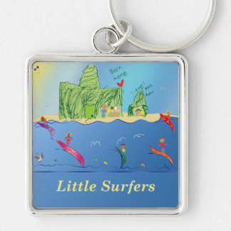Kleiner Surfer Schlüsselanhänger