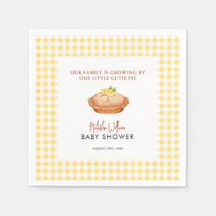 Kleiner Süsse-Kuchen ist auf dem Weg Babydusche Serviette