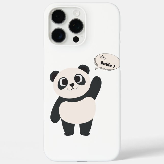 Kleiner süßer Panda  iPhone 16 Pro Max Hülle (Rückseite)