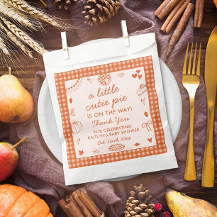 Kleiner Süßer Schatz auf dem Weg! Herbst-Baby-Part Geschenktütchen