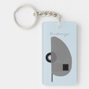 Kleiner Teardrop-Anhänger Thunder_Cove Schlüsselanhänger