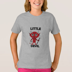 Kleiner Teufel - Basic Mädchen T-Shirt