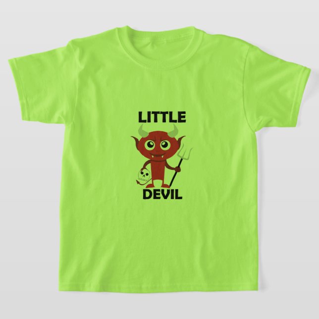 Kleiner Teufel - Kinder Basic T-Shirt (Ablage )
