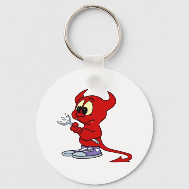 kleiner Teufel small devil Schlüsselanhänger (Vorderseite)