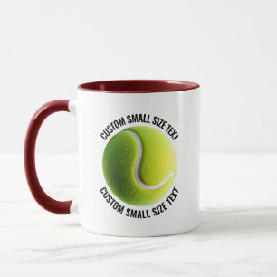 Kleiner Text MAROON Kombi 325g Custom Tennis Tasse