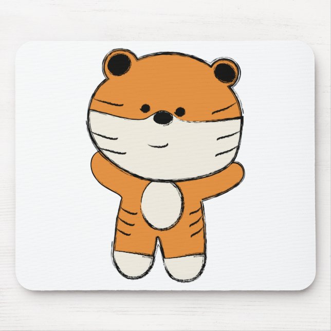 Kleiner Tiger Mousepad (Vorne)