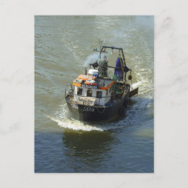 Kleiner Trawler, Cardiff Bay Harbour Postkarte