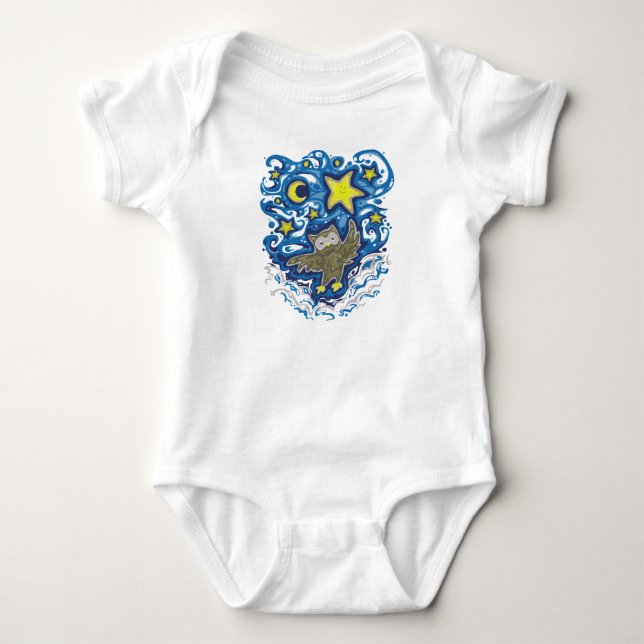 Kleiner Twinkle-Stern Baby Strampler (Vorderseite)