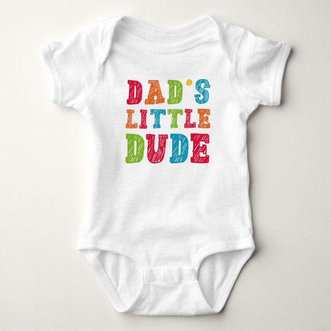 Kleiner Typ des Vaters Baby Strampler (Vorderseite)