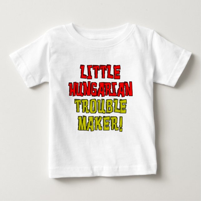 Kleiner ungarischer Störenfried Baby T-shirt (Vorderseite)