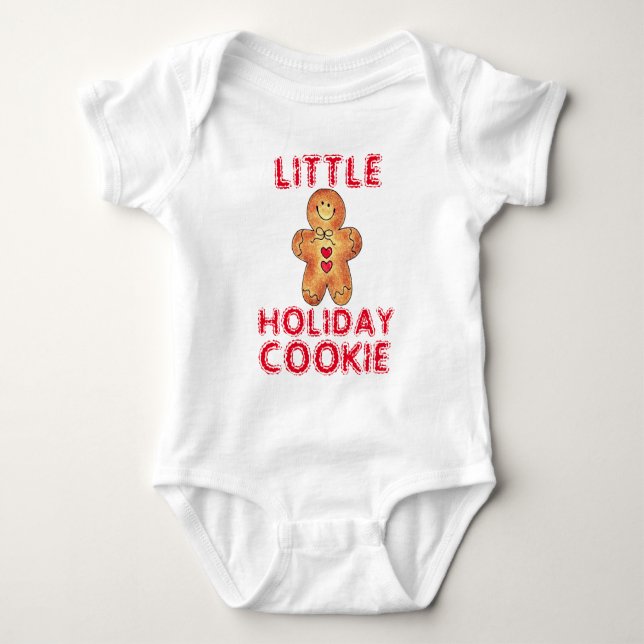 KLEINER URLAUB COOKIE Baby Bodysuit - PERSONALISIE Baby Strampler (Vorderseite)