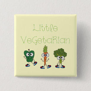 Kleiner Vegetarier Button