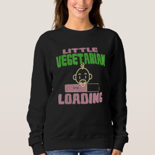 Kleiner Vegetarischer Ladender Baby Veganer Gemüse Sweatshirt