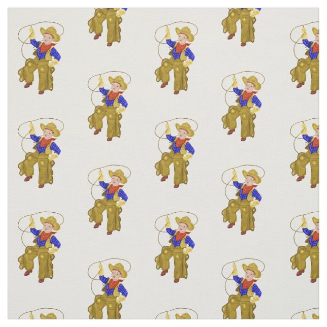 Kleiner Vintager Cowboy Stoff (Muster)
