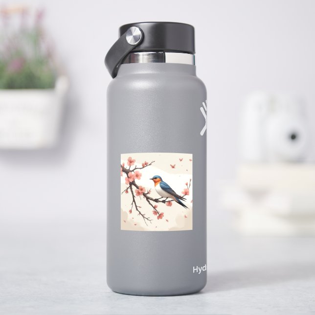 Kleiner Vogel Aufkleber (HydroFlask)