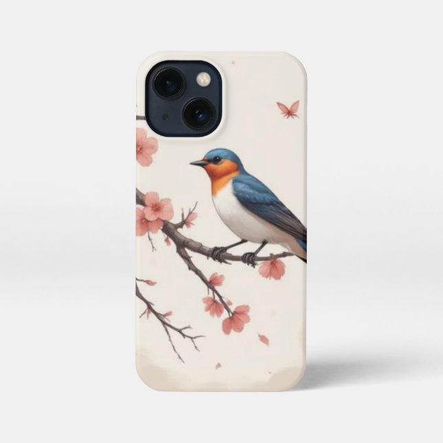 Kleiner Vogel iPhone 13 Mini Hülle (Rückseite)