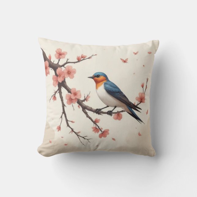 Kleiner Vogel Kissen (Vorderseite)