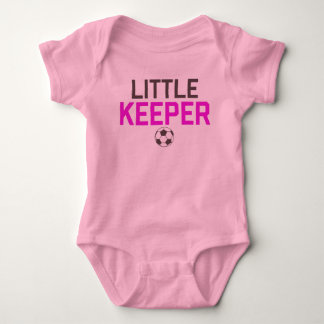 Kleiner Wächter-Fußball-Tormann-Baby-Bodysuit im Baby Strampler