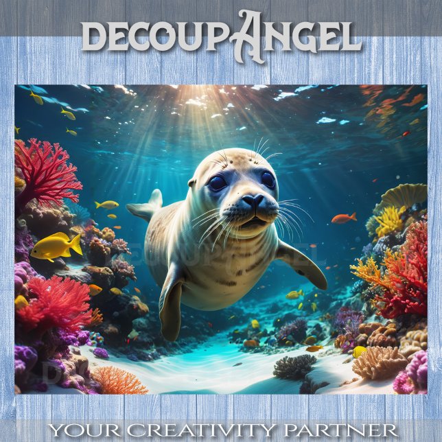 Kleiner Wanderer - Decoupage - Seidenpapier (Von Creator hochgeladen)