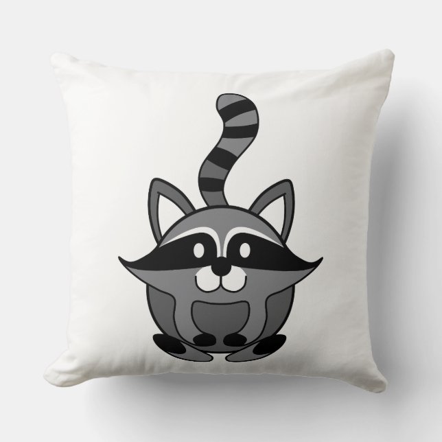 Kleiner Waschbär Kissen (Vorderseite)