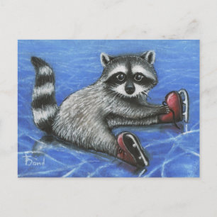 Kleiner Waschbär Postkarte