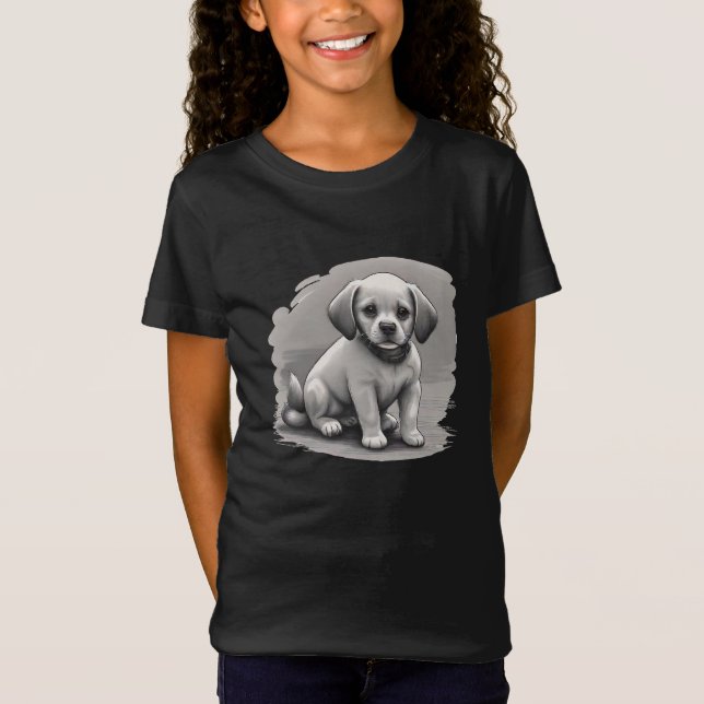 Kleiner Welpe, mein bester Freund T-Shirt (Vorderseite)