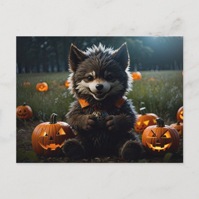 Kleiner Werwolf Postkarte (Vorderseite)