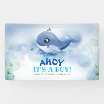 Kleiner Whale unter der Sea Baby Dusche