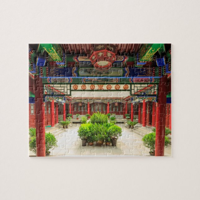 Kleiner Wildgans-Tempel, China (Horizontal)