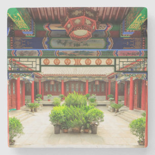 Kleiner Wildgans-Tempel, China Steinuntersetzer