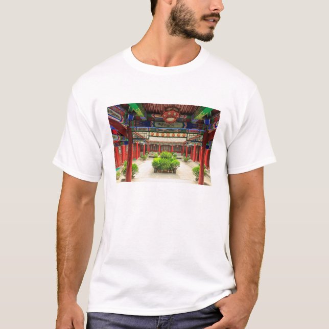 Kleiner Wildgans-Tempel, China T-Shirt (Vorderseite)