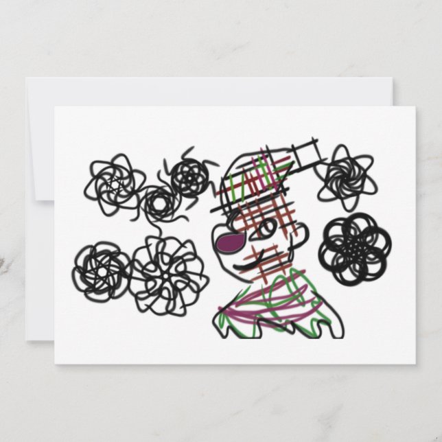 Kleiner Winter Feiertagskarte (Vorderseite)