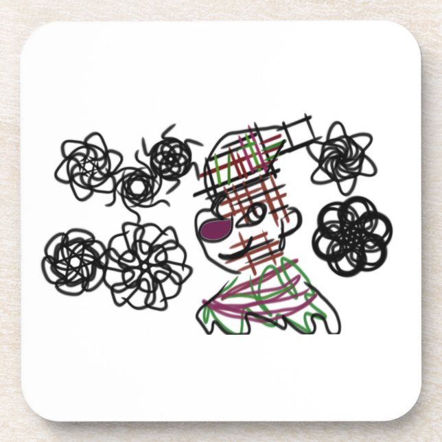 Kleiner Winter Getränkeuntersetzer (Vorderseite)