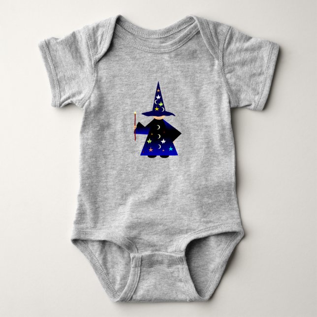 Kleiner Wizard Baby Bodysuit Baby Strampler (Vorderseite)