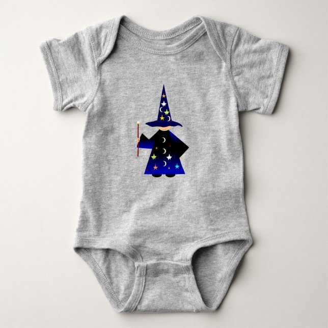 Kleiner Wizard Baby Bodysuit Strampler (Vorderseite)