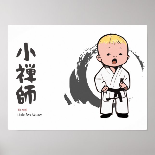 Kleiner Zen-Meister Poster (Vorne)